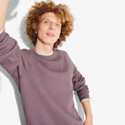 Online Trui met ronde hals in ribstof Trui