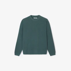 Store Trui met ronde hals in stekenpatroon Trui