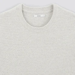 Discount Trui met ronde hals, textuurstof Trui