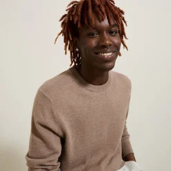 Store Trui met ronde hals van merinos/kasjmiermix Trui