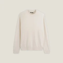 New Trui met ronde hals van merinos/kasjmiermix Trui