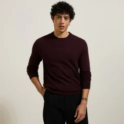 Best Trui met ronde hals van merinos/kasjmiermix Trui