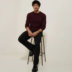 Best Trui met ronde hals van merinos/kasjmiermix Trui