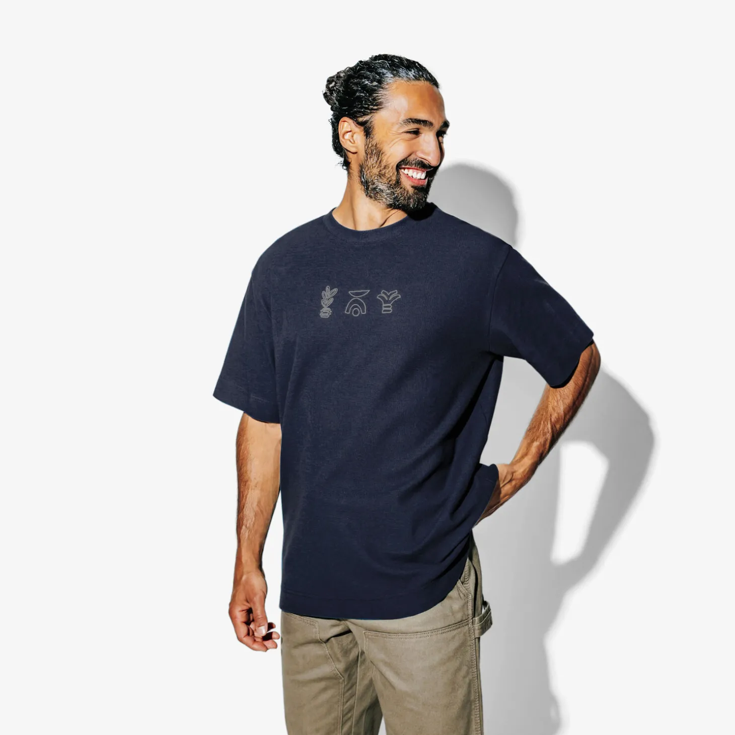 Fashion T-Shirt Bleu foncé T-shirt