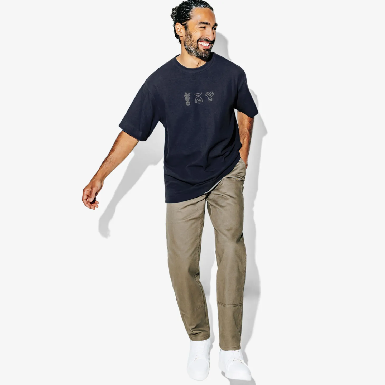 Fashion T-Shirt Bleu foncé T-shirt