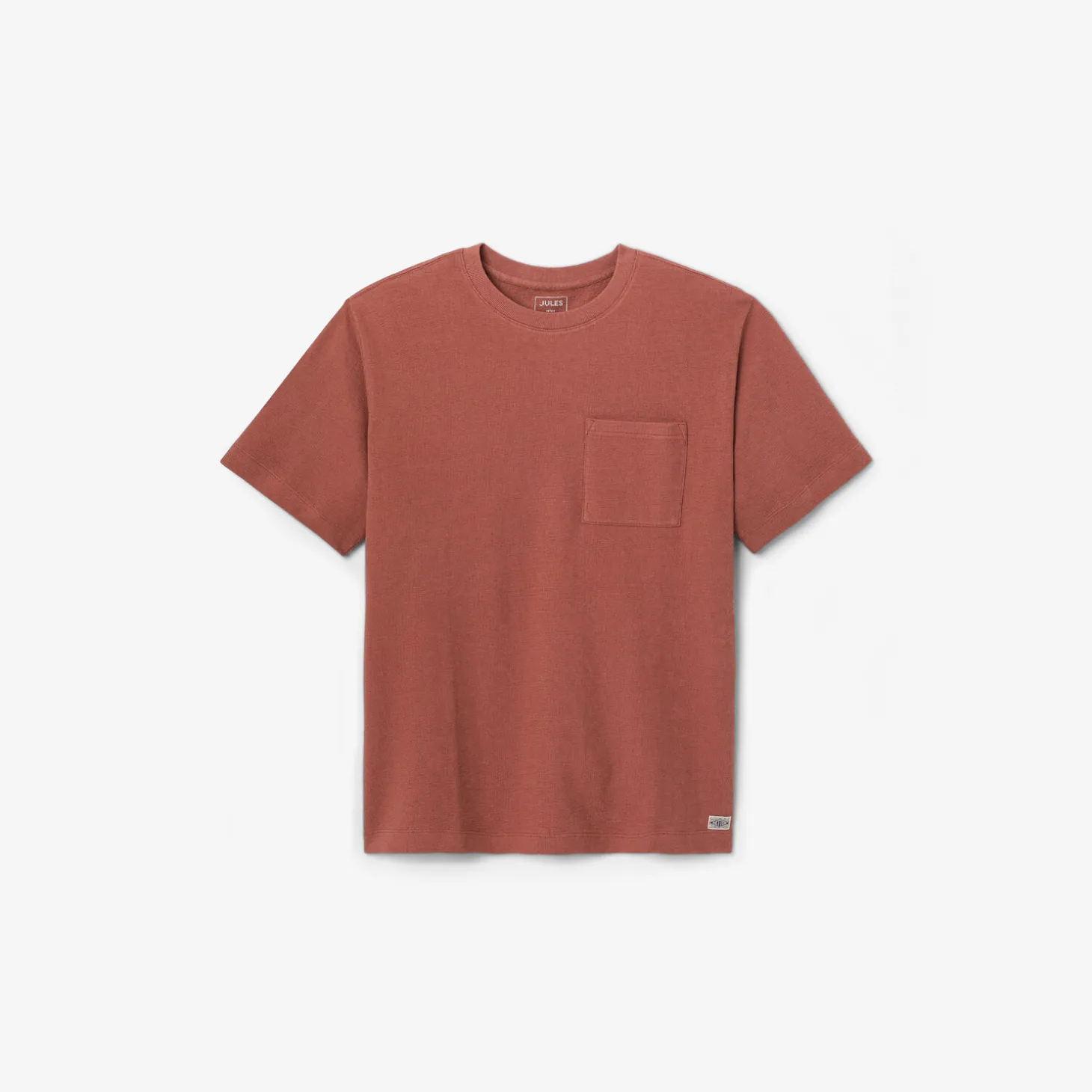 Outlet T-shirt in badstof met ronde hals T-shirt