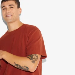 Best Sale T-shirt in badstof met ronde hals T-shirt