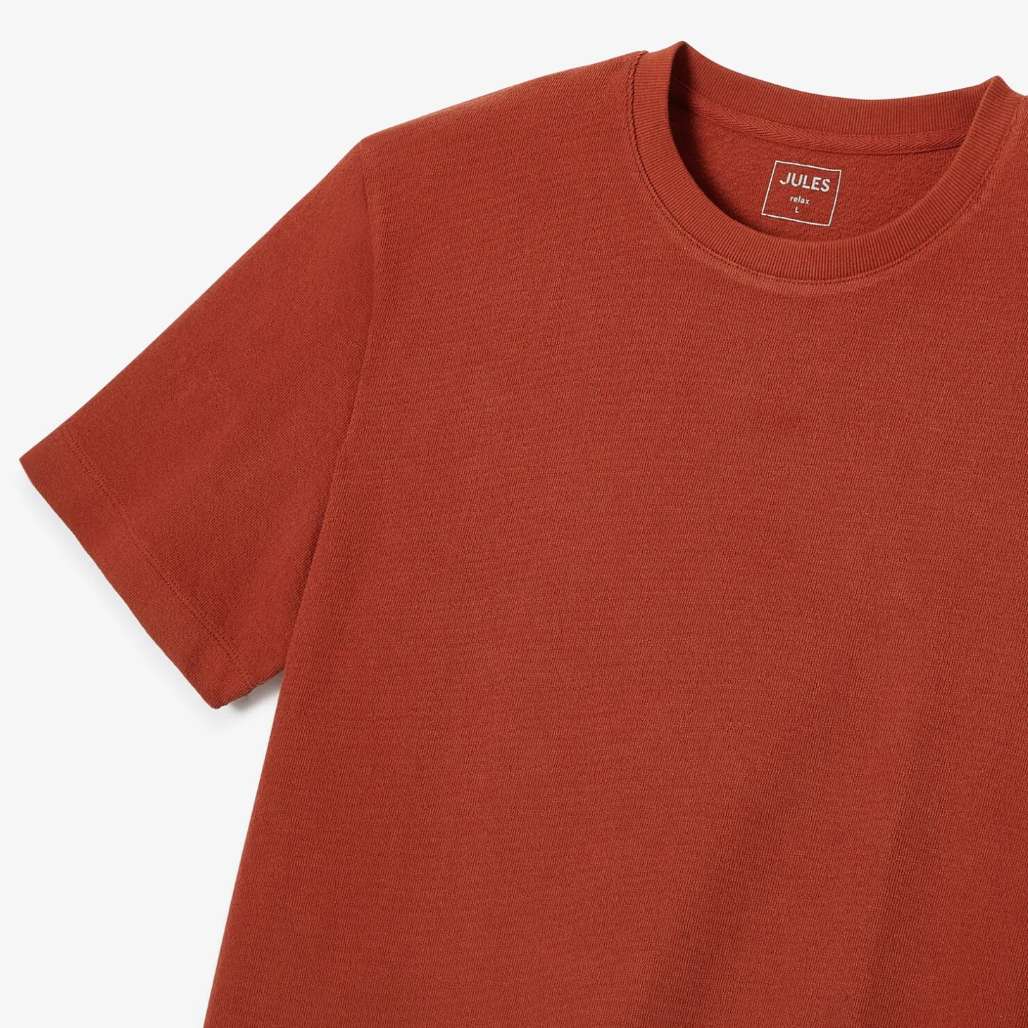 Best Sale T-shirt in badstof met ronde hals T-shirt