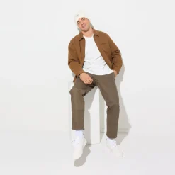 Cheap T-shirt in badstof met ronde hals T-shirt