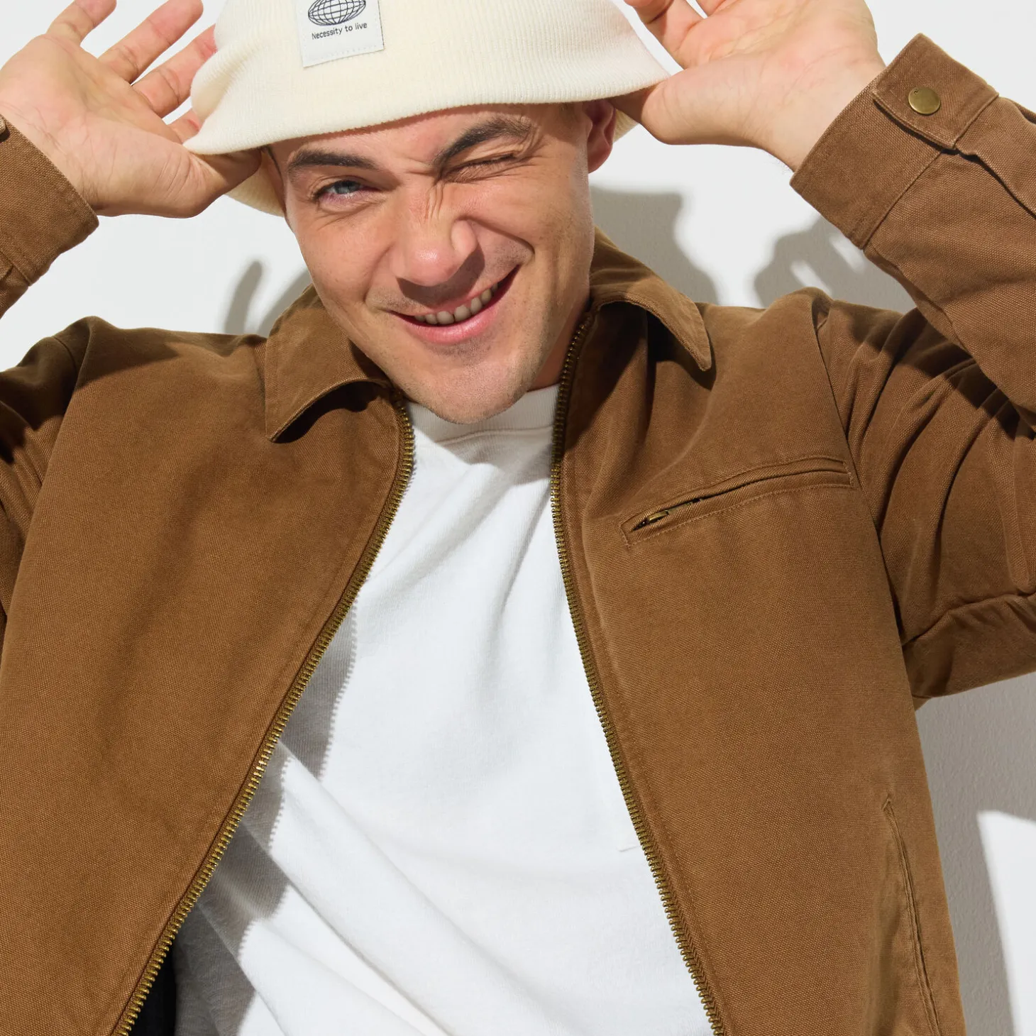 Cheap T-shirt in badstof met ronde hals T-shirt