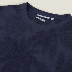 Best Sale T-shirt in badstof met ronde hals en print T-shirt