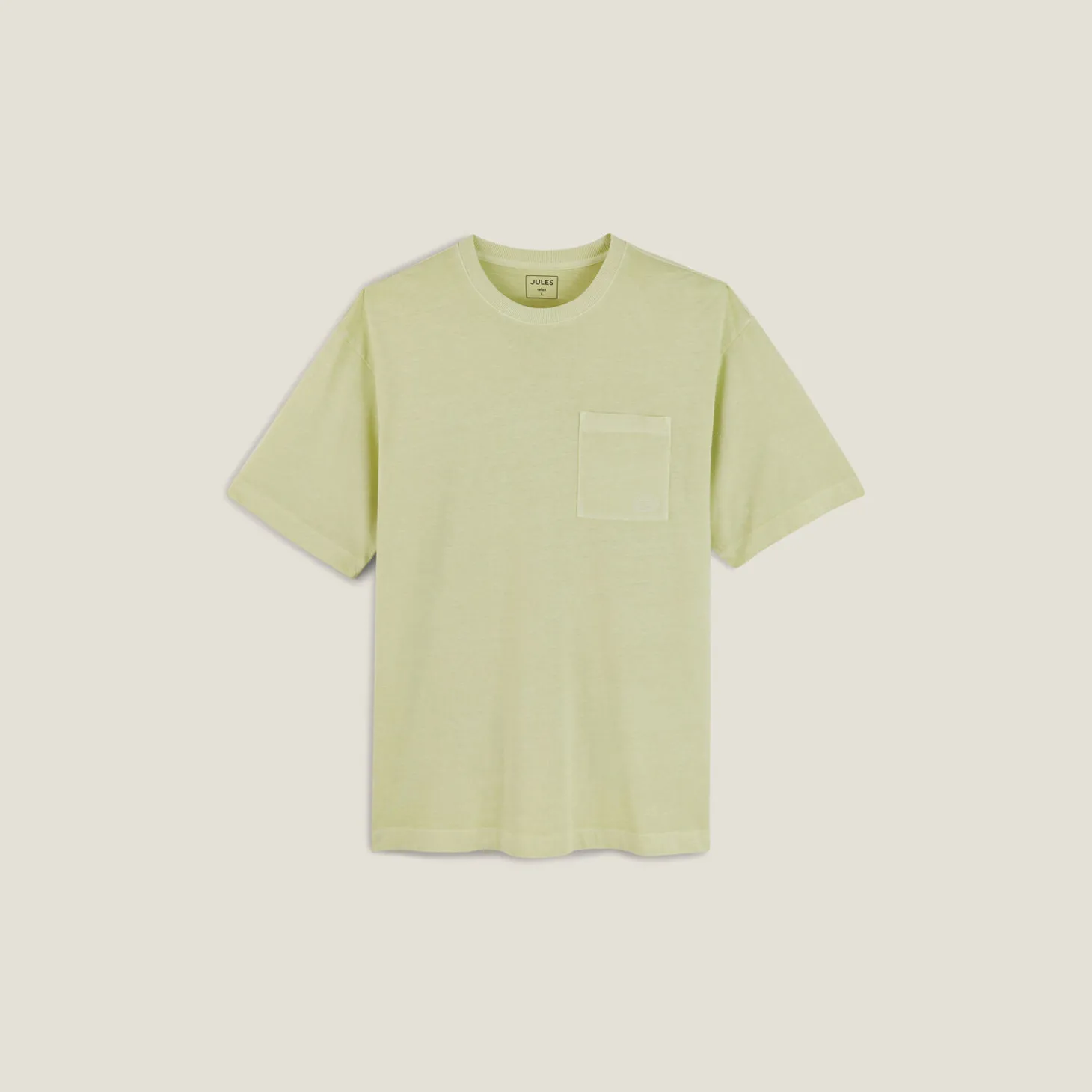 Outlet T-shirt in katoen met borstzakje T-shirt