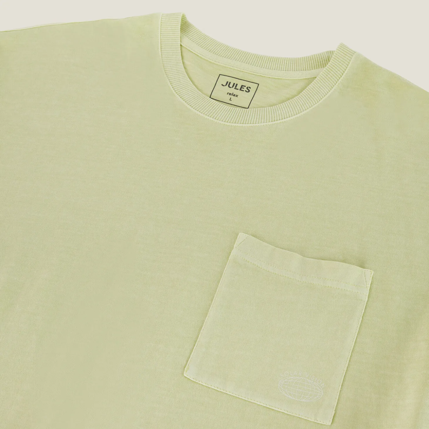 Outlet T-shirt in katoen met borstzakje T-shirt