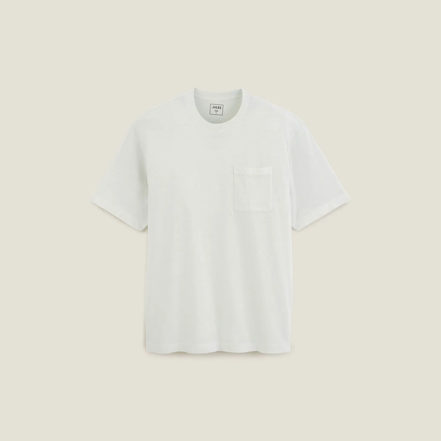 Cheap T-shirt in katoen met borstzakje T-shirt