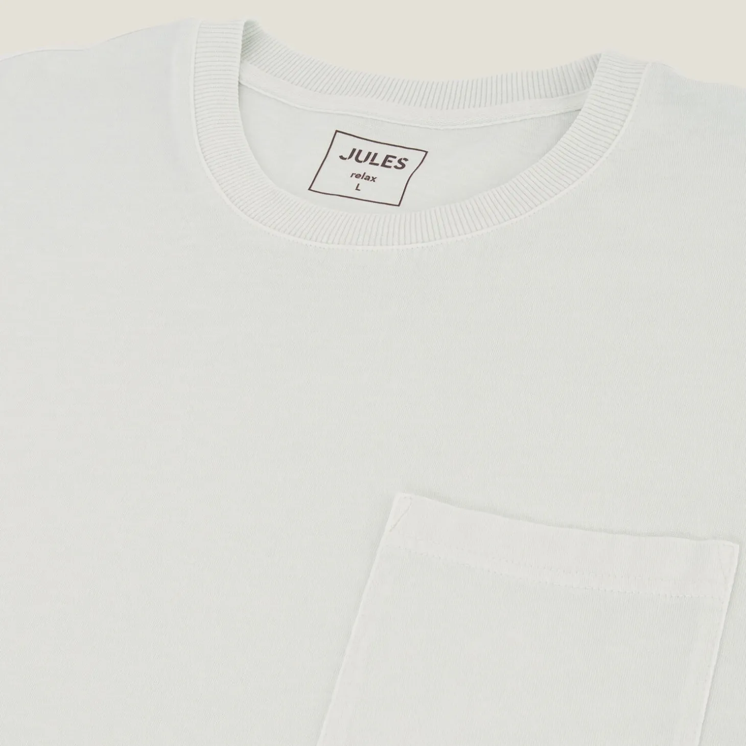 Cheap T-shirt in katoen met borstzakje T-shirt