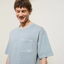 Outlet T-shirt in katoen met borstzakje T-shirt