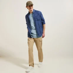 Outlet T-shirt in katoen met borstzakje T-shirt