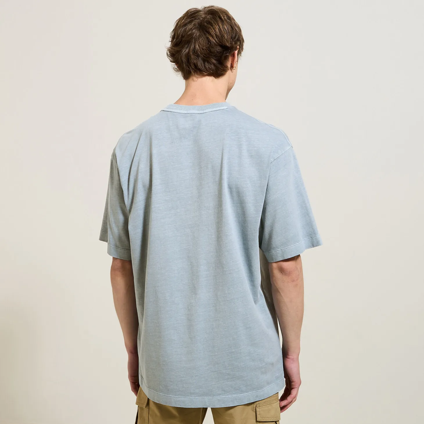 Outlet T-shirt in katoen met borstzakje T-shirt