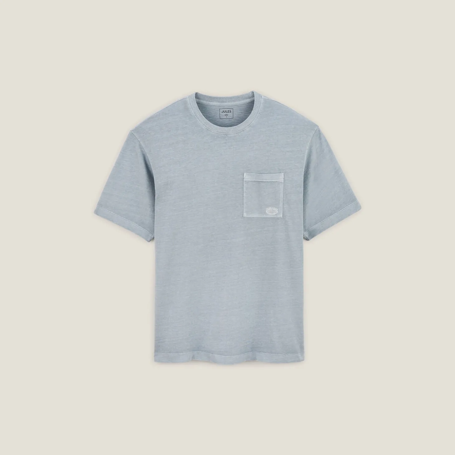 Outlet T-shirt in katoen met borstzakje T-shirt