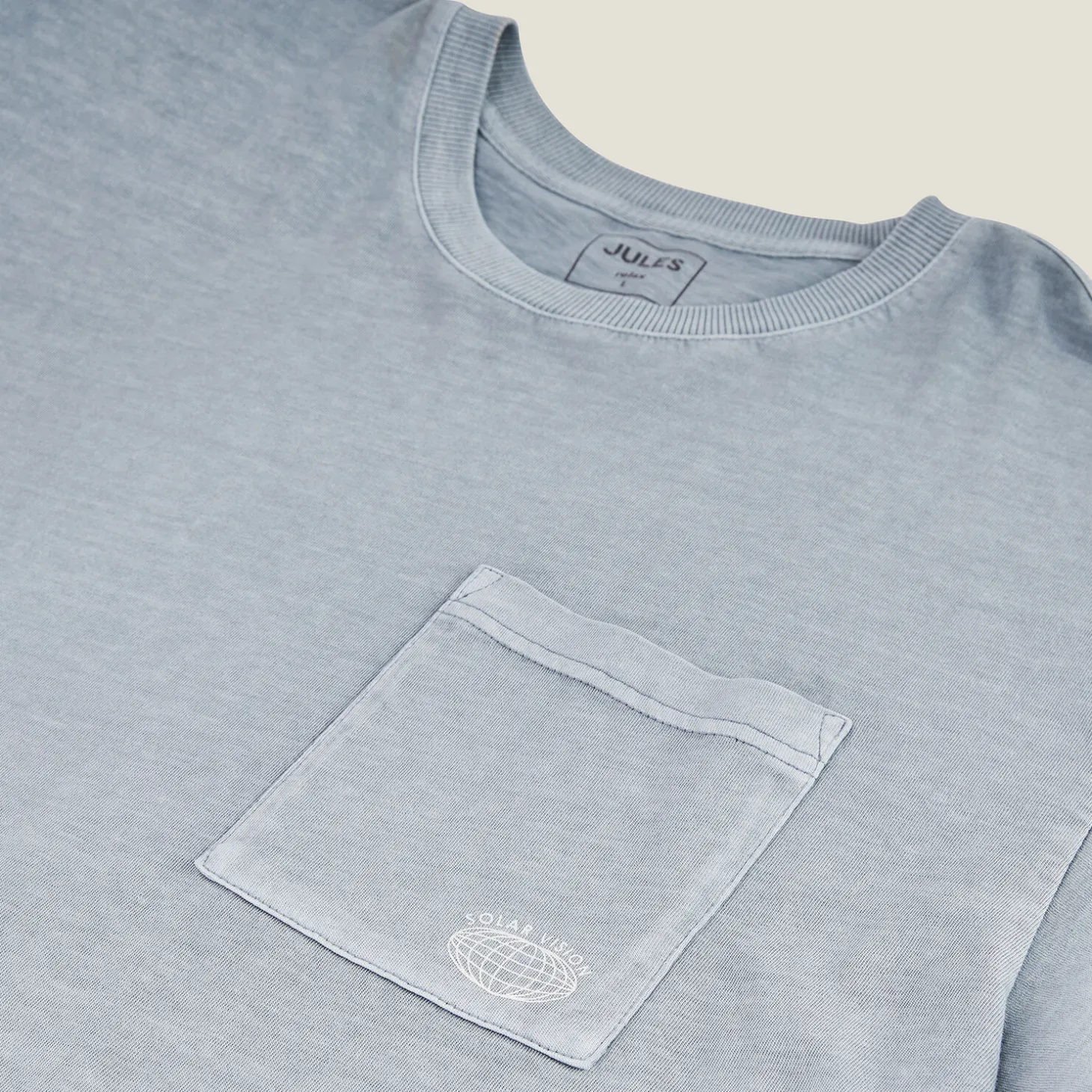 Outlet T-shirt in katoen met borstzakje T-shirt