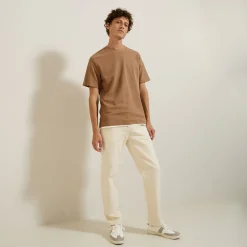 Flash Sale T-shirt in reliëfstof T-shirt