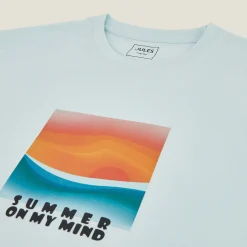 Online T-shirt landschap-print T-shirt