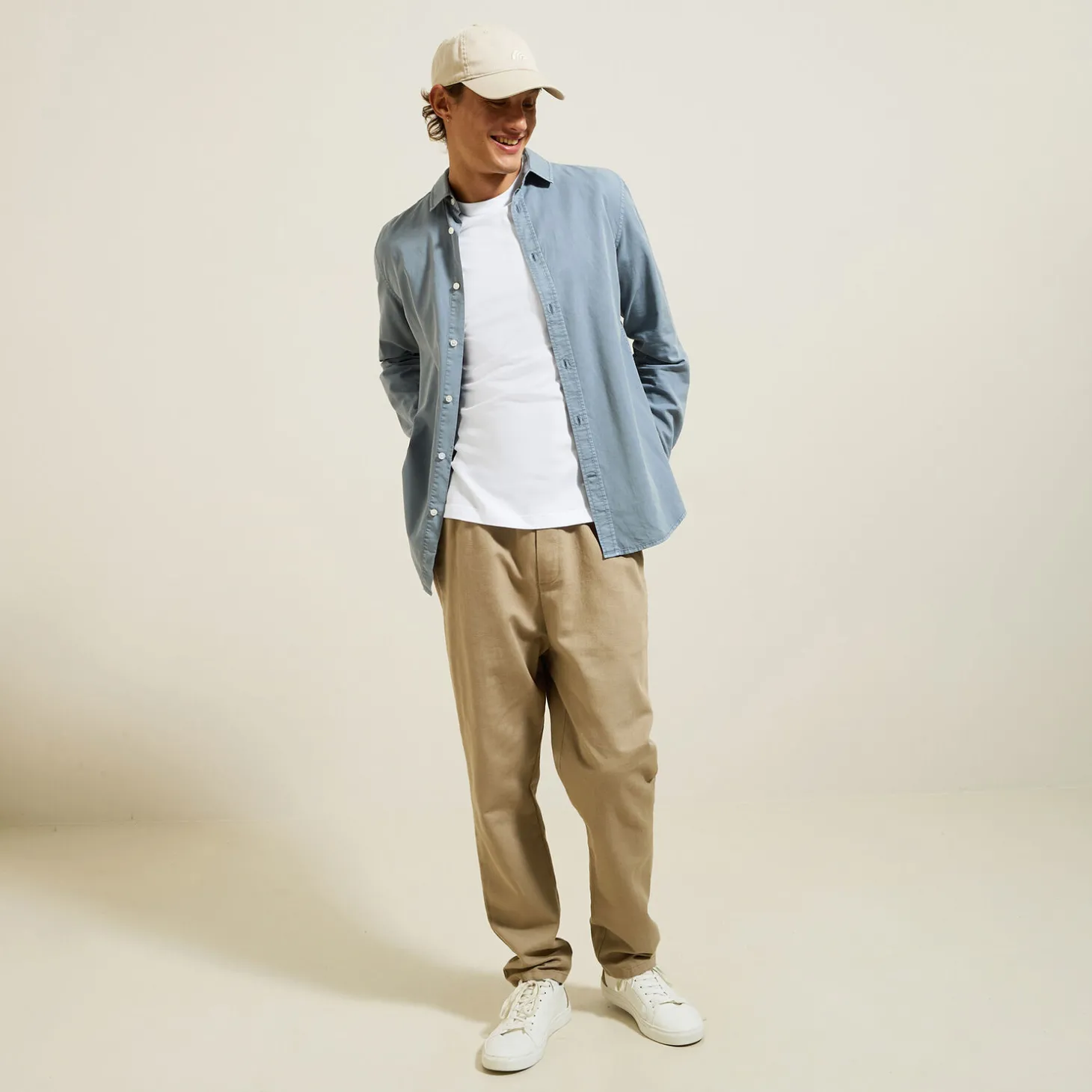 Cheap T-shirt Made in France met ronde hals T-shirt