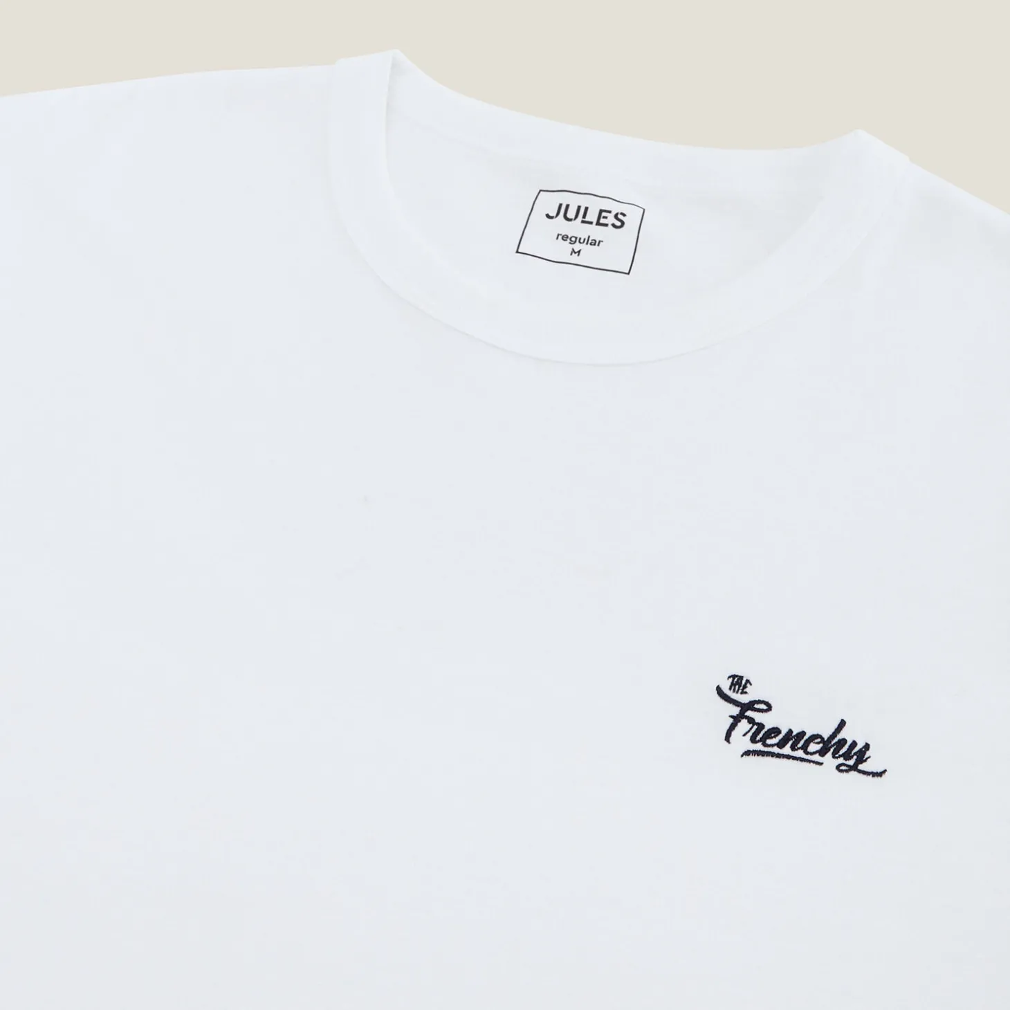 Cheap T-shirt Made in France met ronde hals T-shirt