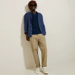 Shop T-shirt met knooplijst en lange mouwen T-shirt