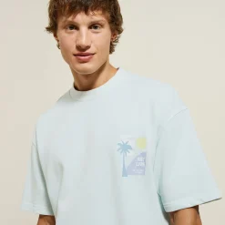 Sale T-shirt met print in molton T-shirt