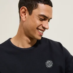 New T-shirt met ronde hals en print vooraan T-shirt