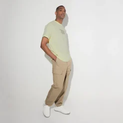 Best Sale T-shirt met ronde hals en willekeurige print T-shirt