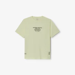 Best Sale T-shirt met ronde hals en willekeurige print T-shirt