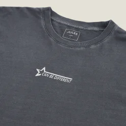 Outlet T-shirt met ronde hals en print T-shirt