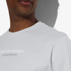 New T-shirt met ronde hals en willekeurige print T-shirt