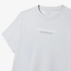 New T-shirt met ronde hals en willekeurige print T-shirt