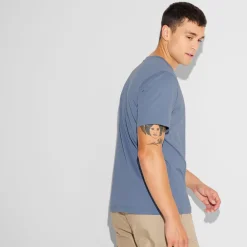 Best T-shirt met ronde hals en willekeurige print T-shirt