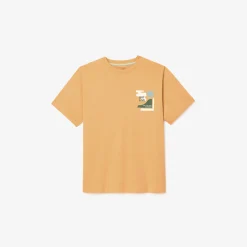 Online T-shirt met ronde hals en willekeurige print T-shirt