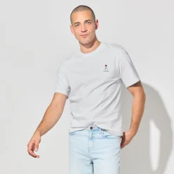 Flash Sale T-shirt met ronde hals in katoen T-shirt