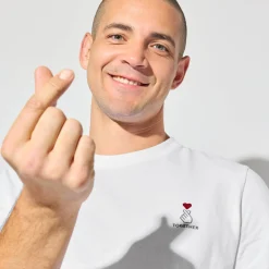 Flash Sale T-shirt met ronde hals in katoen T-shirt