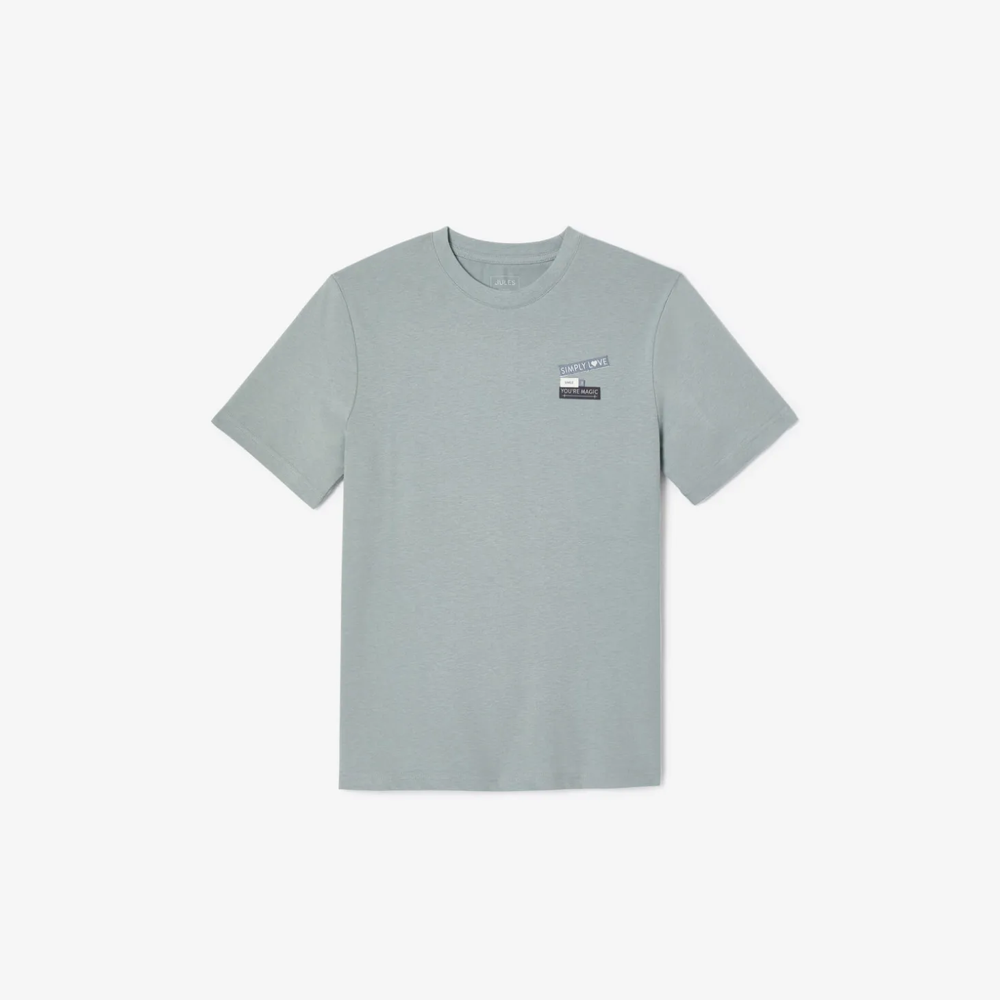 Online T-shirt met ronde hals in katoen T-shirt