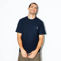 Best T-shirt met ronde hals in reliëfstof T-shirt