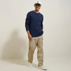 Best Sale T-shirt met ronde hals in fantasiestof T-shirt