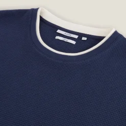 Best Sale T-shirt met ronde hals in fantasiestof T-shirt