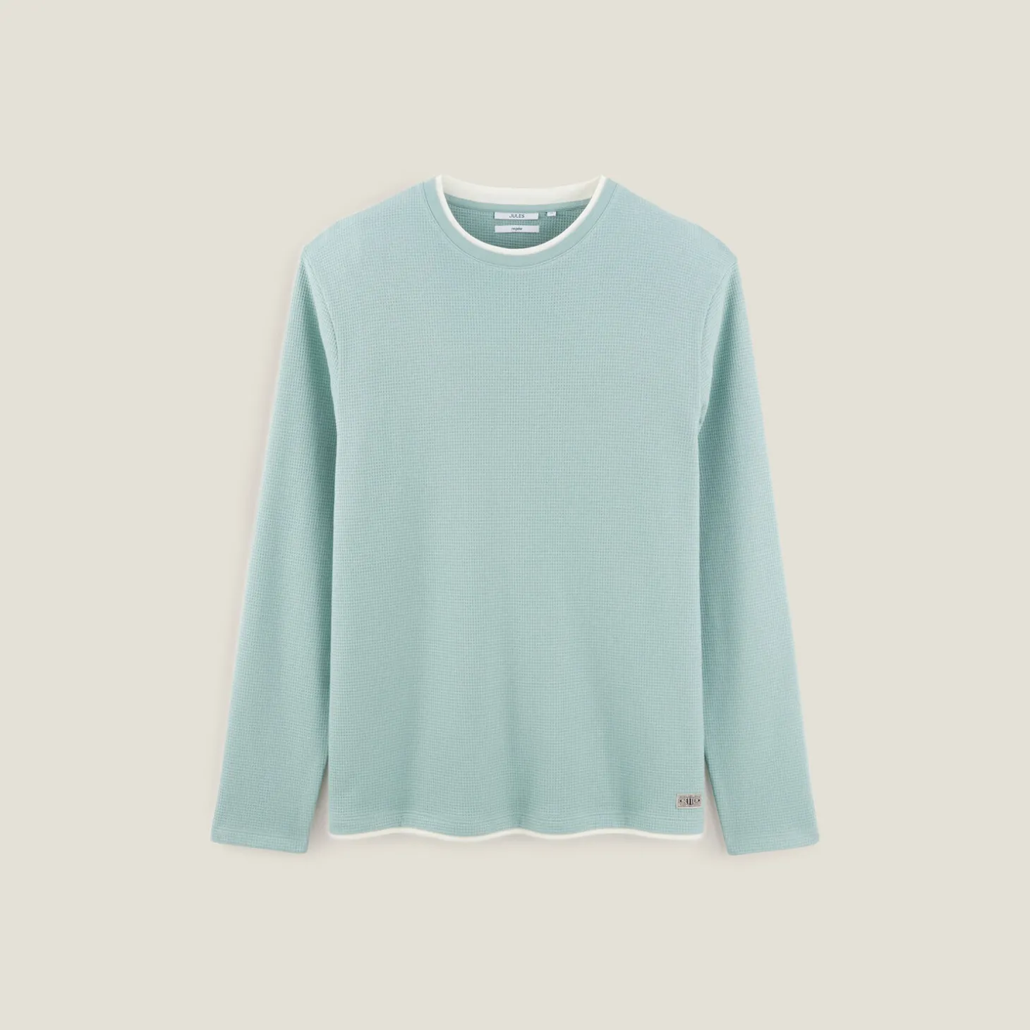 Hot T-shirt met ronde hals in fantasiestof T-shirt