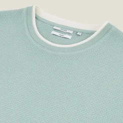 Hot T-shirt met ronde hals in fantasiestof T-shirt