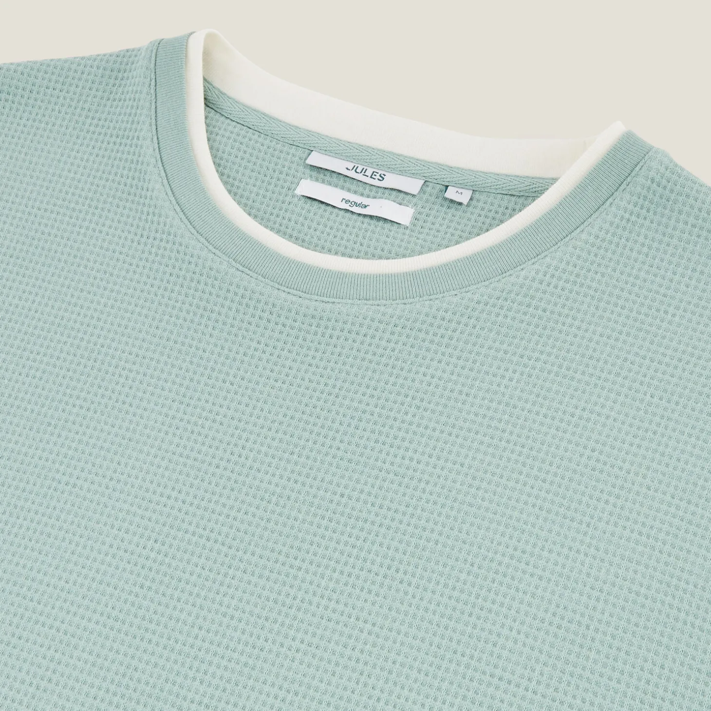 Hot T-shirt met ronde hals in fantasiestof T-shirt