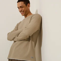 Cheap T-shirt met ronde hals in fantasiestof T-shirt