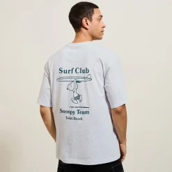 Best Sale T-shirt met Snoopy Team-print, Peanuts-licentie T-shirt