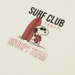 Outlet T-shirt met Surf Club-print, Peanuts-licentie T-shirt